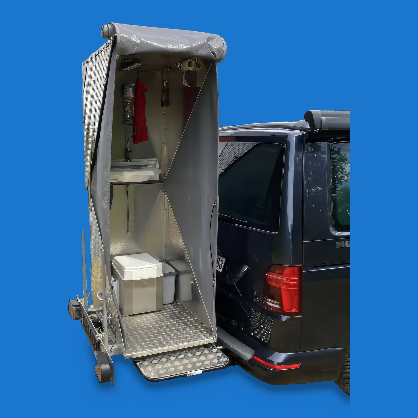 WC-BOX für Anhängekuppplung