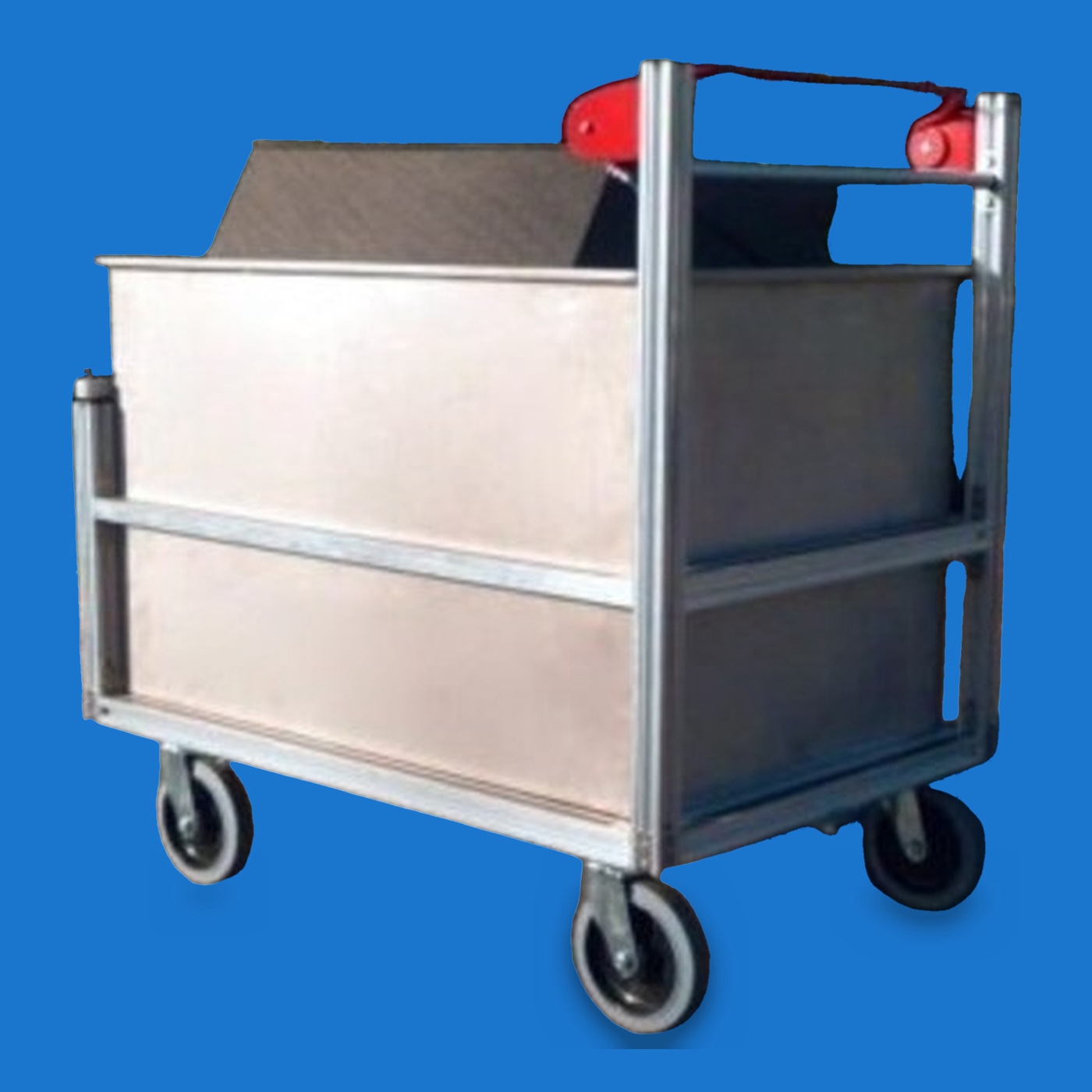 Rollwagen Universal geschlossen Edelstahl