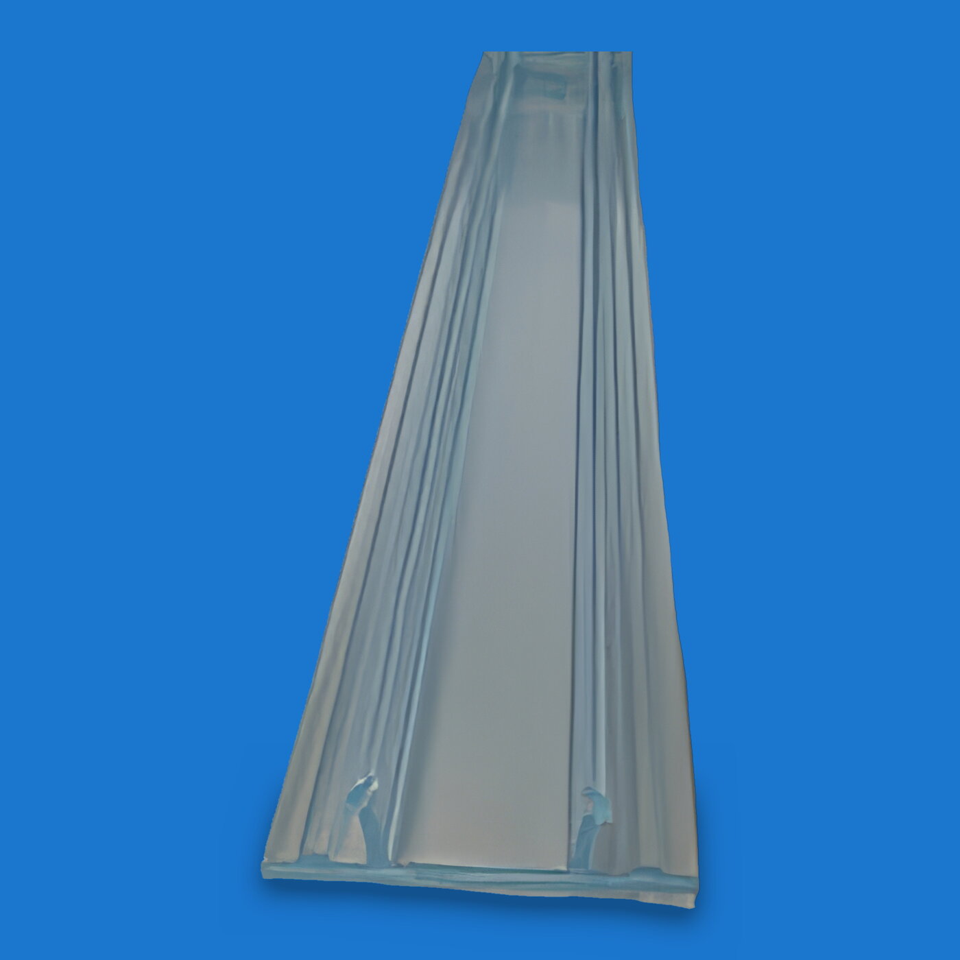 Abdeckprofil transparent für Längsnut