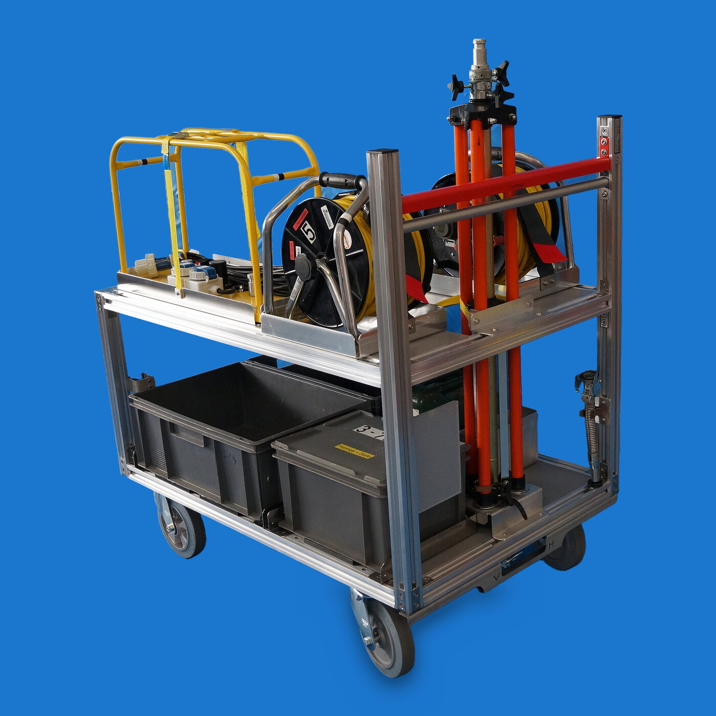 Rollwagen Beleuchtung / Stromerzeuger